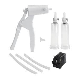 Medium nipple enlargement system suction pump kit for enhanced stimulation and growth