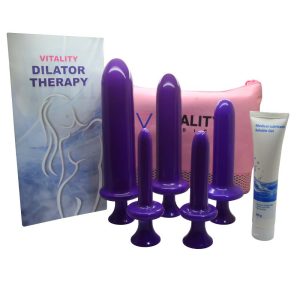 Softlilate Vaginal Dilator Set with five graduated sizes by Vitality Medico