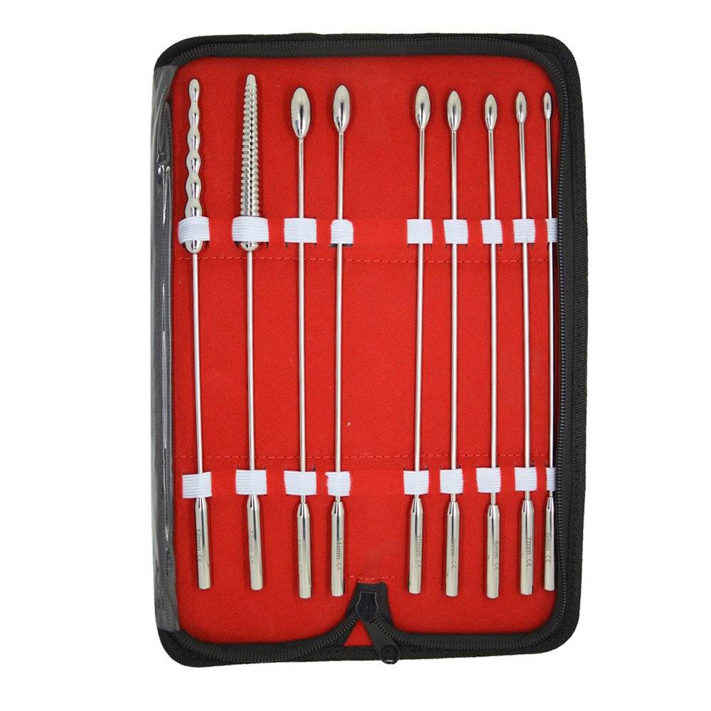 Tuning Rosebud Urethral Sounds Kit – Surgical Stainless Steel Tuning Rosebud Urethral Sounds Kit