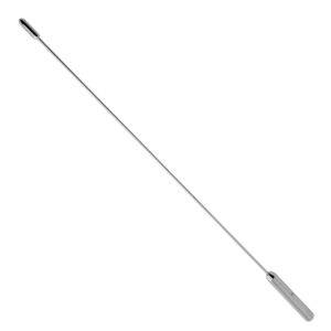 Stainless steel Single Rosebud Urethral Sound with smooth polished probe tip