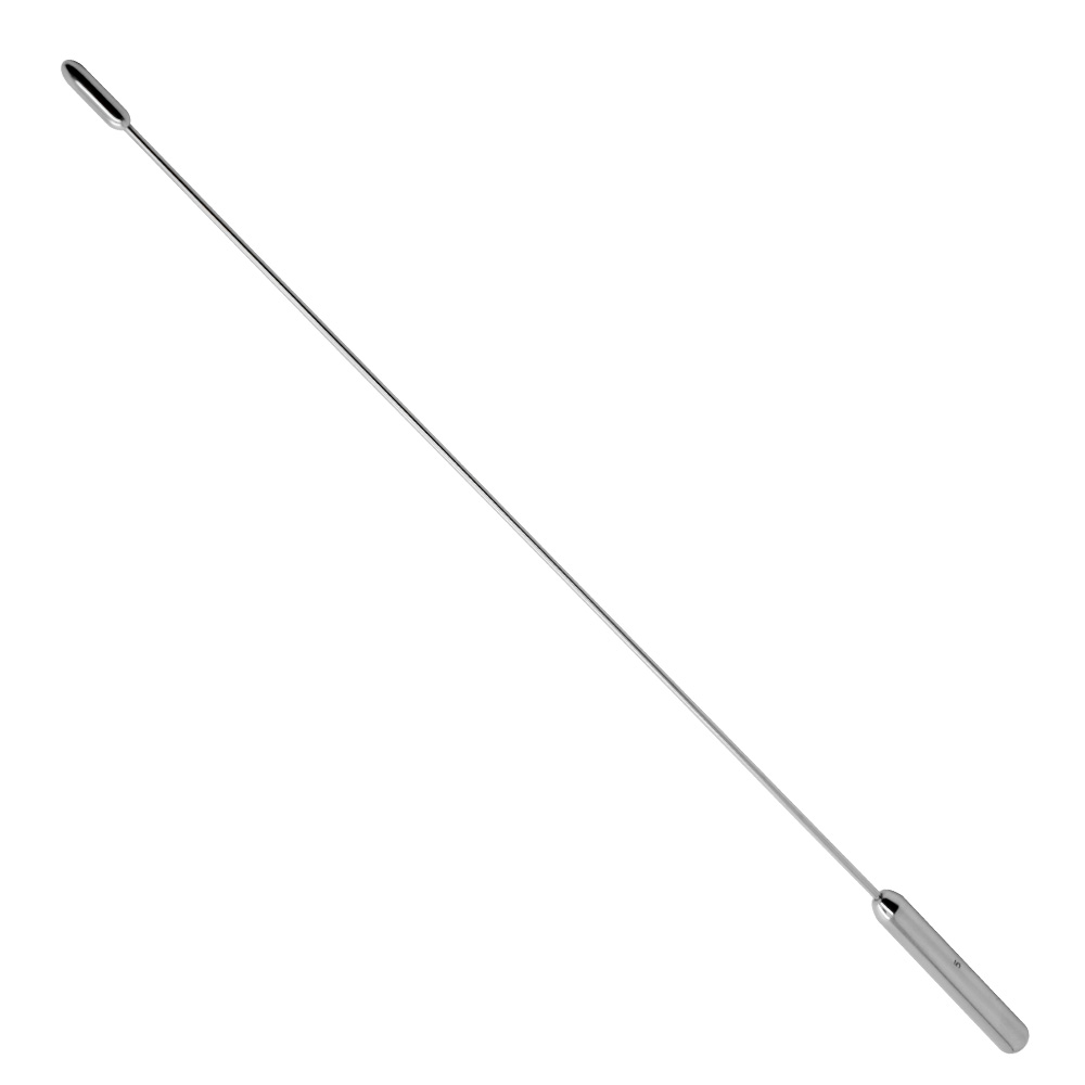 Rosebud Tip Stainless Steel Urethral Sound Stainless steel Single Rosebud Urethral Sound with smooth polished probe tip